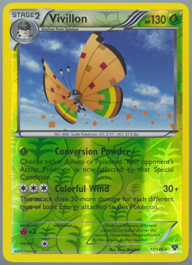 Vivillon #17, XY