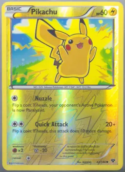 Pikachu card photo