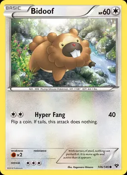 Bidoof #106