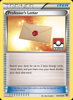 Professor's Letter card photo